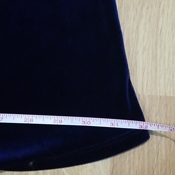 Penningtons blue velvet like fuzzy drop shoulder top 1X - Picture 8 of 8